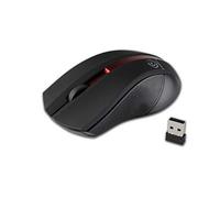 Óptico Sin hilos Ratón Inalámbrico USB inalámbrico Inalámbrico Ratón Ergonómico sin cable 2,4 GHz DPI Con Nano Recetor para portátil Computadora de la PC Office - negro / rojo