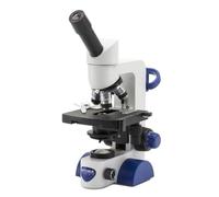 Optika Microscopio B-65, mono, 40-1000x, LED, batería, mesa en cruz