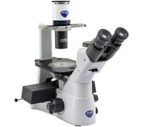 Optika Microscopio invertido IM-3LD2, Plan IOS LWD PH, LED-FLUO, 400x, Trinocular, Juego de filtros B&G