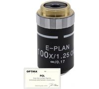 Optika Objetivo M-148P, 100x/1.25 (OIL/WATER), infinity, plan, POL, ( B-383POL)