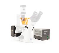 Optika Unidad de fluorescencia M-798 para IM-3, HBO 100W, juego de filtros B & G, alojamiento de filtro con 4 posiciones