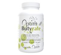 OPTIM Butyrate - Suplemento de Butirato de Sodio 285 mg para Microbiota - Liberación Progresiva Microencapsulado - 90 Cápsulas - Ácido Butírico - para Intestino Colon Tránsito Irritable