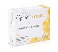 Optim Curcuma - Curcumina Longvida 45 cápsulas - Suplemento extracto de curcuma sin pimienta negra - articulaciones - fatiga - digestión