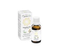 OPTIM D3 Vitamina D en gotas 500 UI vegana vegetal de liquen natural | Suplemento Bebe, niños, adultos, embarazo - Aceite de coco MCT con sabor agradable - 380 dosis