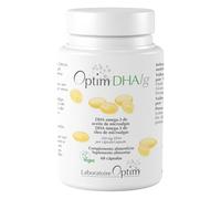 OPTIM DHAlg Omega 3 Vegano DHA 250 mg, 60 cápsulas perlas vegetales