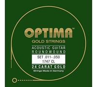Optima Acoustic Guitar Strings Gold Strings Acoustic set custom light .011-.050 1747CL