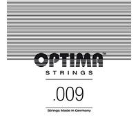 Optima Cuerdas Cromadas para Guitarra Eléctrica Cuerdas Round Wound E.009 PS009