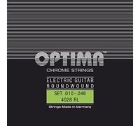 Optima Cuerdas Cromadas para Guitarra Eléctrica Cuerdas Round Wound E .010 PS010