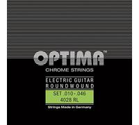 Optima Cuerdas Cromadas para Guitarra Eléctrica Juego de Cuerdas Redondas 4028RL