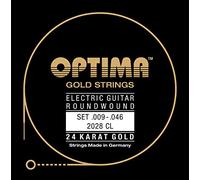 Optima Cuerdas Guitarra Eléctrica Gold Strings Round Wound Set 2028 CL