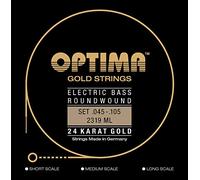 Optima Electric Bass Strings Gold Strings Round Wound Set 4-string med-light 2319ML