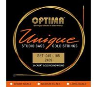 Optima Electric Bass Strings Unique Studio Gold Strings 4-str. medium sc. 2409M