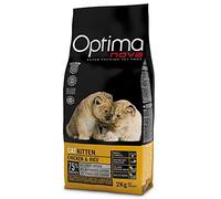 Optima Nova Comida para gatitos, Pollo y arroz, 2 Kg