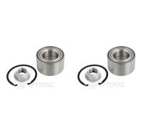 OPTIMAL 2x Cubo Kit Cojinete de Rueda Eje Delant. Derecha Izquierda para Mazda 3