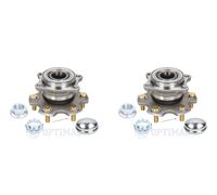 OPTIMAL 2x Cubo Kit Cojinete de Rueda Trasero para Mitsubishi Pajero IV V80 V90