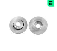 OPTIMAL 2X Disco De Freno Delante Ø260 Mm Ventilado Para Renault Clio III BR0/1