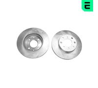 OPTIMAL 2x Disco de Freno Delantero Ø240 MM Ventilado para Honda Civic VI