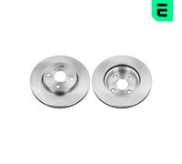 OPTIMAL 2x Disco de Freno Delantero Ø258 MM Ventilado para Toyota Yaris _ P9 _