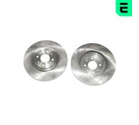 OPTIMAL 2X Disco De Freno Delantero Ø281 Mm Para Alfa Romeo Mito 955 1.4 Turbo
