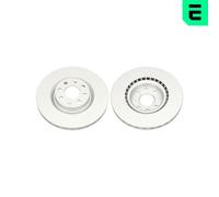OPTIMAL 2x Disco de Freno Delantero Ø284 MM Ventilado con Ventilación Interior