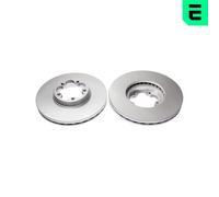 OPTIMAL 2x Disco de Freno Delantero Ø308 MM Ventilado para Ford Transit Caja Fcd