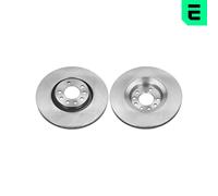 OPTIMAL 2x Disco de Freno Delantero Ø321 MM Ventilado para Opel Astra H L48 2.0