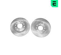 OPTIMAL 2x Disco Freno Trasero Ø255 MM Completo para Audi A4 8EC B7 2.0 1.6 8E2