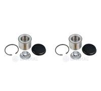 OPTIMAL 2x Eje de Rueda Juego de Cojinetes Trasero para Renault Master III Caja