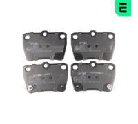 OPTIMAL Pastillas Freno Trasero Apto para Toyota Rav 4 II