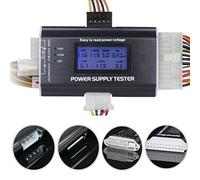 Optimal Shop 20/24 4/6/8 PIN 1.8 pulgadas LCD Comprobador de fuente de alimentación para SATA, IDE, HDD, ATX, ITX, BYI conectores