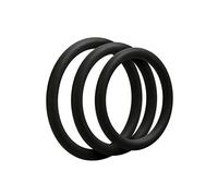Optimale 3 C-Ring Set Thin Anillo Color Negro - 50 gr