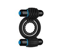 Optimale Vibrante Double C-Ring Anillo Color Negro - 110 gr