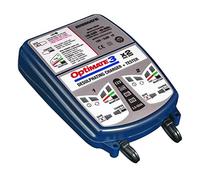 Optimate - Cargador de batería Optimate 3 para batería de 12 V, Puede probar y/o Cargar Dos baterías al Mismo Tiempo