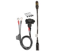 Optimate - Kit de enchufes para Montaje en Panel de 12 V, Resistente a la Intemperie con Cable de conexión SAE