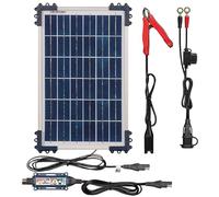 OptiMate Tecmate Solar Duo + Panel Solar de 10 W, TM522-D1, Cargador y Mantenimiento Solar para batería de Litio de 12,8 V/13,2 V y 12 V de Plomo-ácido