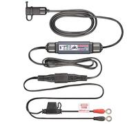 OptiMate USB O-118, Cargador USB-C Inteligente en línea de 3300 mA para Motocicleta, con Modo de Espera y Monitor de batería del vehículo