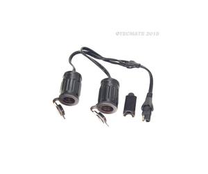 OPTIMATE Y divisor, SAE en 2 x acoplamiento de salida de enchufe de coche (No.26)