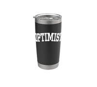 Optimist Optimism Positivity Mindset Attitude Emotions Vaso térmico de acero inoxidable de doble pared
