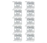 Optimiza tu configuración solar con este juego de 10 clips de drenaje de agua (40 mm)