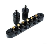 Optimiza tu guitarra eléctrica Epi LP con un sillín de rodillo ajustable para puentes Tune O que proporcionan un rendimiento mejorado (negro)