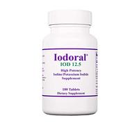 Optimox, Iodoral 12,5mg, con Yodo y Yoduro de Potasio, Depot, 180 Comprimidos veganos, Testado en Laboratorio, Vegetariano, Sin Gluten, Sin Soja, no GMO