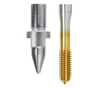 OPTIMUM 3060060 Optimum Taladro Térmico + Formador de Rosca Juego de Herramienta, Tipo Plano, Largo, M10 Tamaño, 6.5mm Espesor