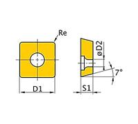 Optimum - 5 placas de corte SCMG150608