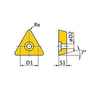 Optimum - 5 placas de corte TCMT090204