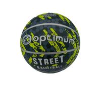 OPTIMUM Balón de baloncesto Street - Negro/Amarillo - Talla 7