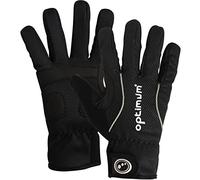 Optimum Cycling - Guantes de Ciclismo para Hombre, tamaño M, Color Negro