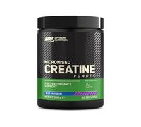 Optimum Nutrition Creatina Monohidratada en Polvo, Sabor Frambuesa, con Edulcorantes - 80 Porciones, 360 g