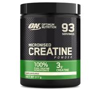 Optimum Nutrition Creatina Micronizada en Polvo, Sin Sabor, 317g, 93 Servicios