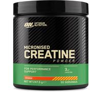 Optimum Nutrition Creatina Monohidrato Micronizada - 247.5g (55 Servings) - Rendimiento y Fuerza