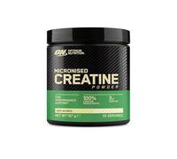 Optimum Nutrition Creatina Micronizada en Polvo, Sin Sabor, 187g, 55 Servicios